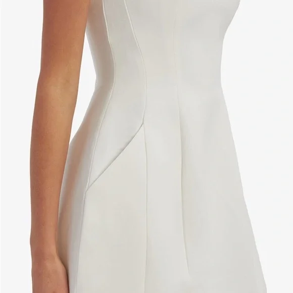 Bardot Strapless White Dress - Picture 2 of 6